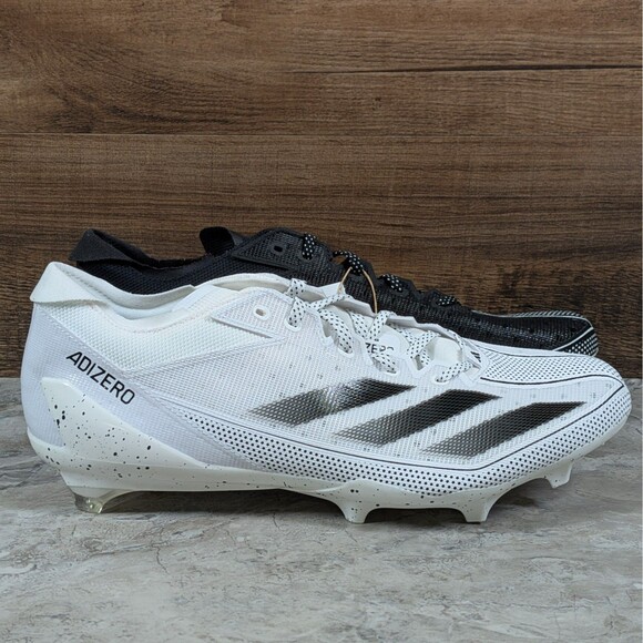 Adidas Adizero Electric Snack Attack Men\'s 11.5 Oreo Football Cleats IE4401 main image 10
